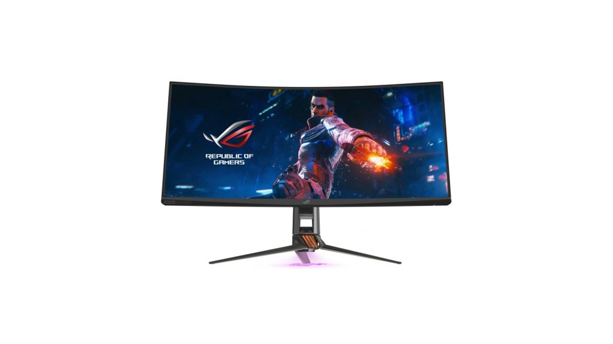 ASUS、200Hz駆動に対応した35型曲面ウルトラワイド液晶「ROG SWIFT