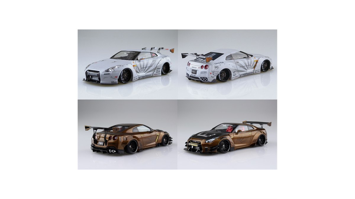 AOSHIMA、ウイングスタイルの「R35 GT-R Ver.2」など11月再生産