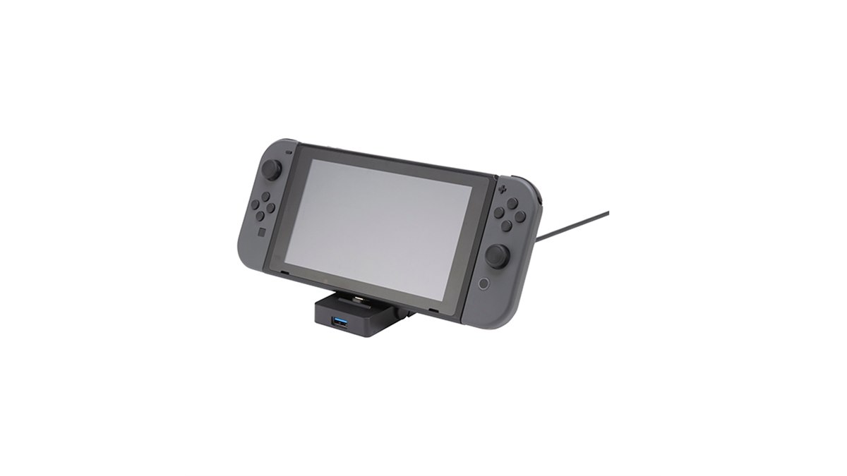 サイバーガジェット、充電しながら有線機器を接続できるSwitch用
