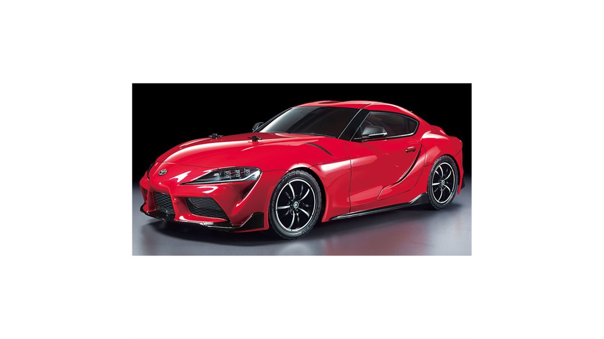 トヨタ GR スープラ」1/10電動RC、レーシングラジアルタイヤ搭載