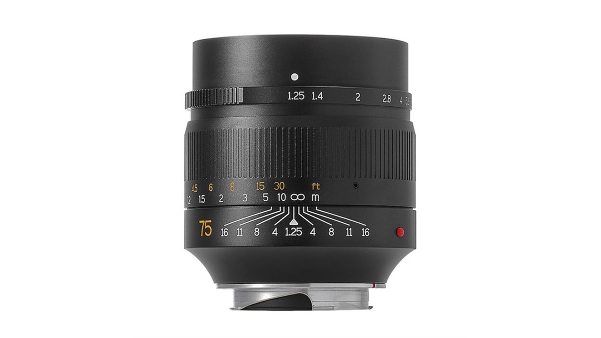 七工匠、コンパクト設計のライカM用単焦点レンズ「7Artisans 75mm F1