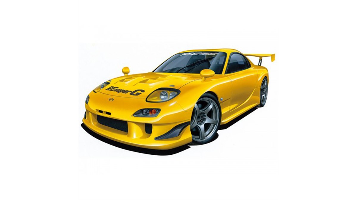 RE雨宮」のフルエアロ仕様「FD3S RX-7」1/24模型、内張りを剥がした内装も再現 - 価格.com