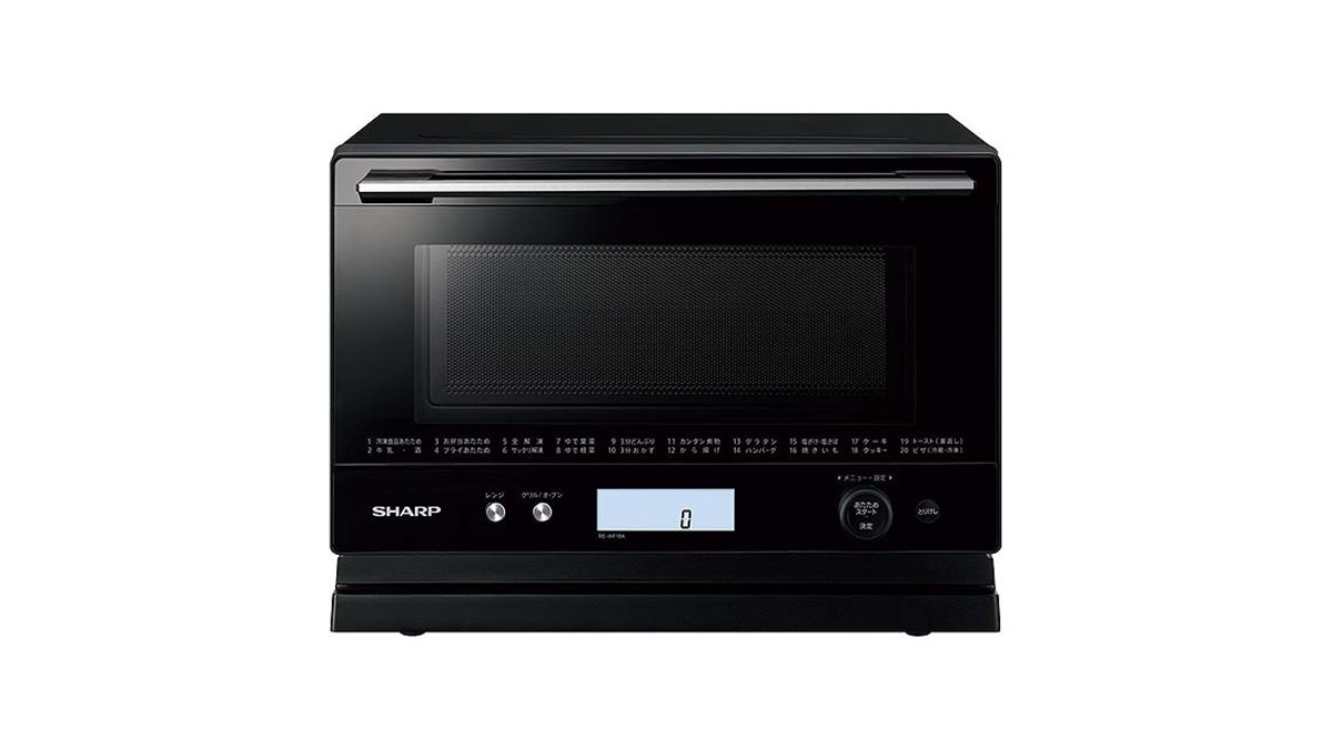 SHARP RE-WF18A 電子レンジ オーブン 2019年製 シャープ シャープ、ワイドフラットを採用したオーブンレンジ「RE-WF18A