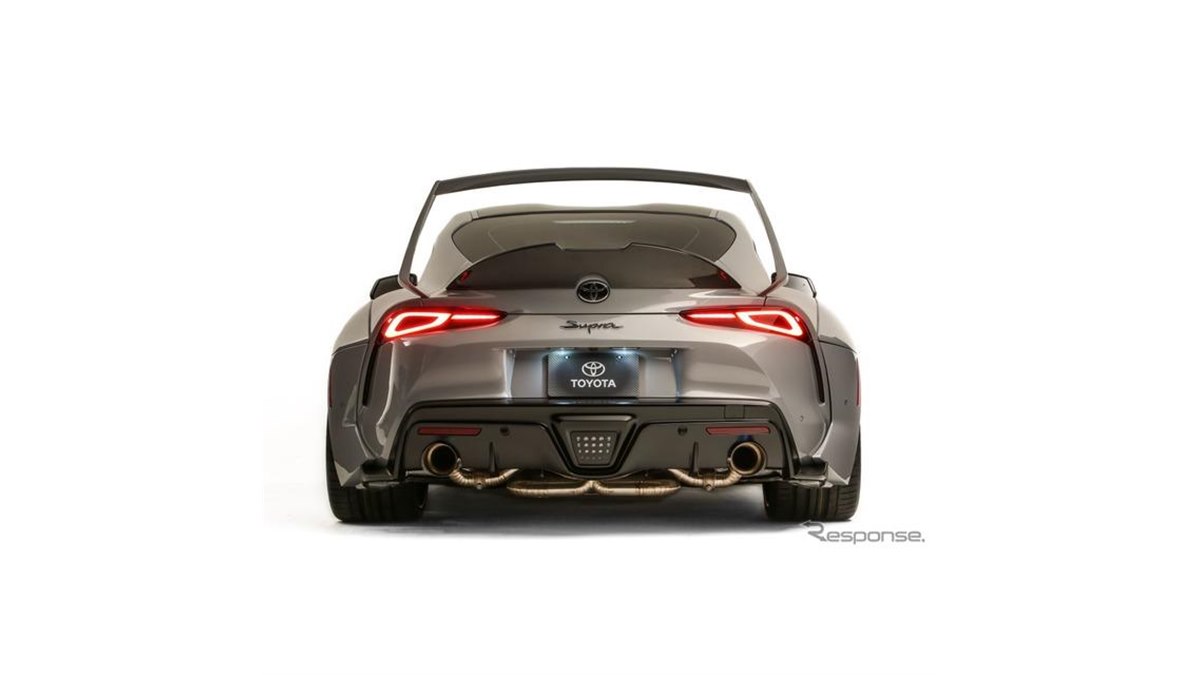 トヨタ スープラ 新型、80風リアウイングに750馬力…SEMA 2019 - 価格.com