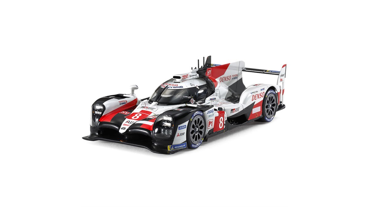 トヨタ「TS050 HYBRID 2019」1/24プラモ、7号車/8号車用デカールを同梱