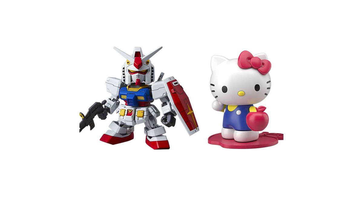 ハローキティ - キティーちゃん ガンダム 2個セット Amazon | バンダイ SDガンダムEX-STANDARD ハローキティ/RX-78-2