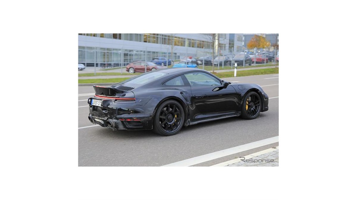 新型「ターボS」か「RS」か…ポルシェ 911ターボ、プロトタイプに