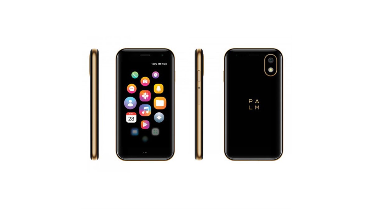 手のひらサイズの3.3型スマホ「Palm Phone」、ゴールドカラーが国内