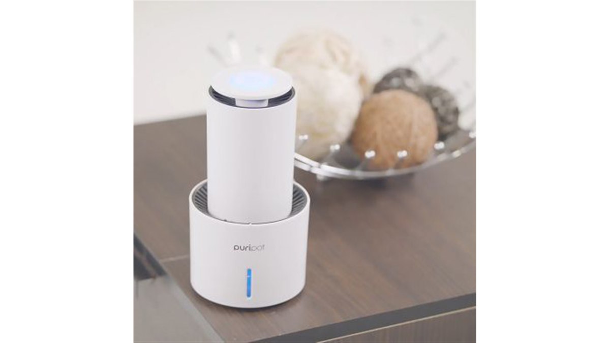 フィルター不要の“じぶん専用空気清浄機”、ブルーライトで除菌・脱臭を