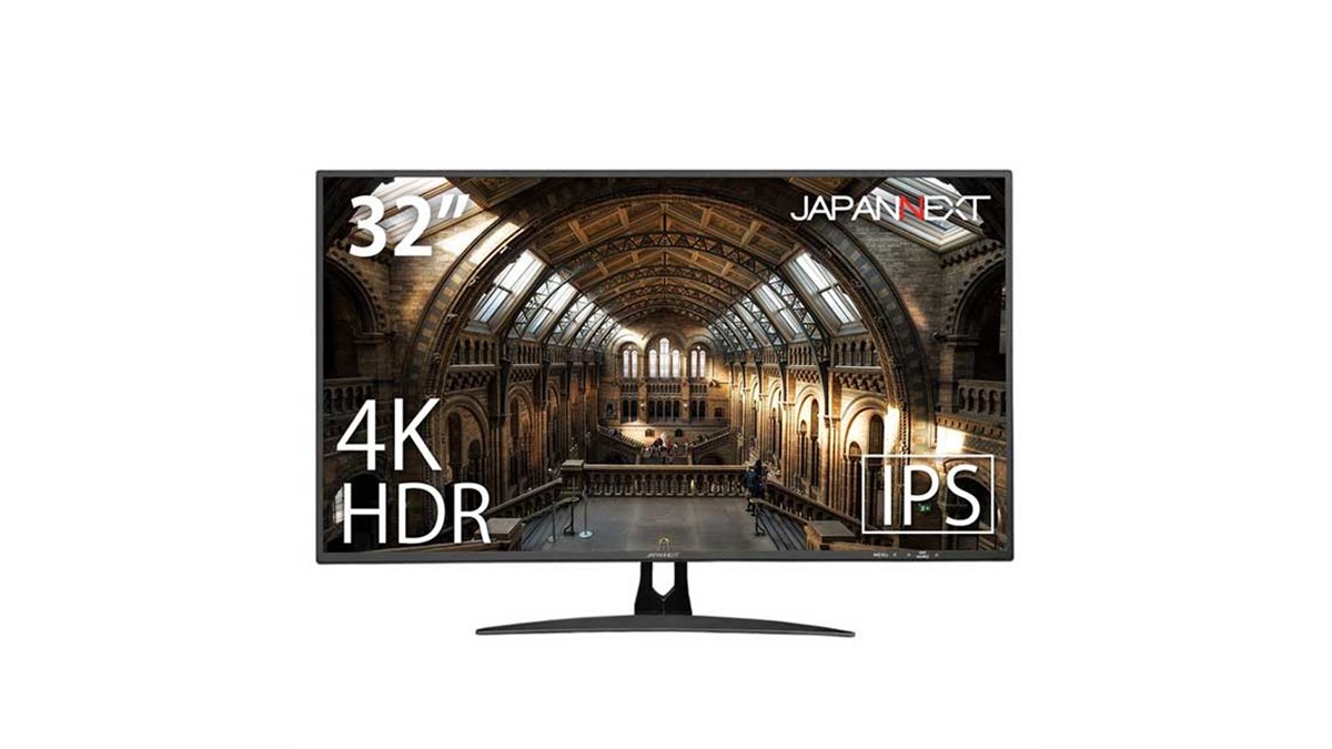 JAPANNEXT JN-IPS320CUHDR 32インチ 4K モニター JN-IPS320CUHDR HDR対応 4K 32″ IPS 液晶モニター FreeSync/G