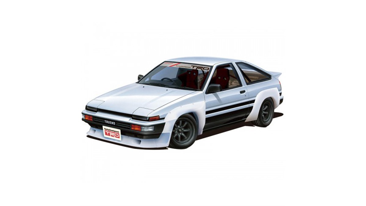 AOSHIMA、フルエアロのトヨタ「AE86トレノ N2仕様」1/24模型 - 価格.com