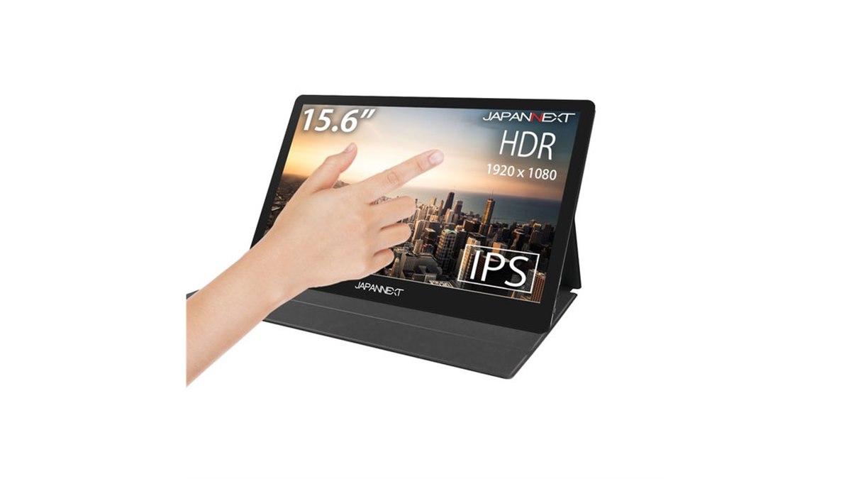 JAPANNEXT、タッチパネル対応の15.6型モバイルモニター - 価格.com