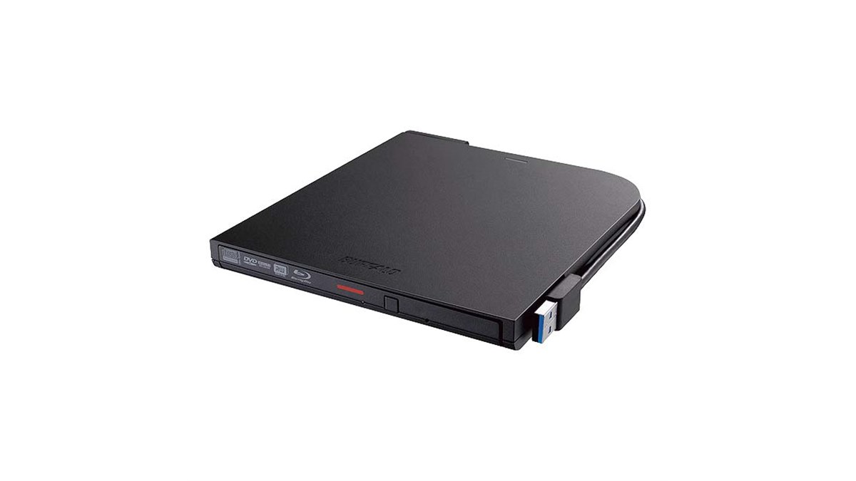 バッファロー、USB 3.2に対応したポータブルBD「BRXL-PTV6U3-A