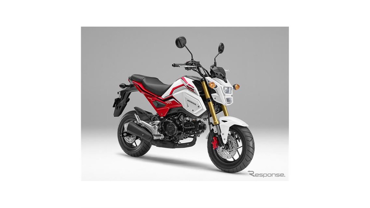 ホンダ グロム、カラーリング変更…シャープなイメージの2020年モデルを