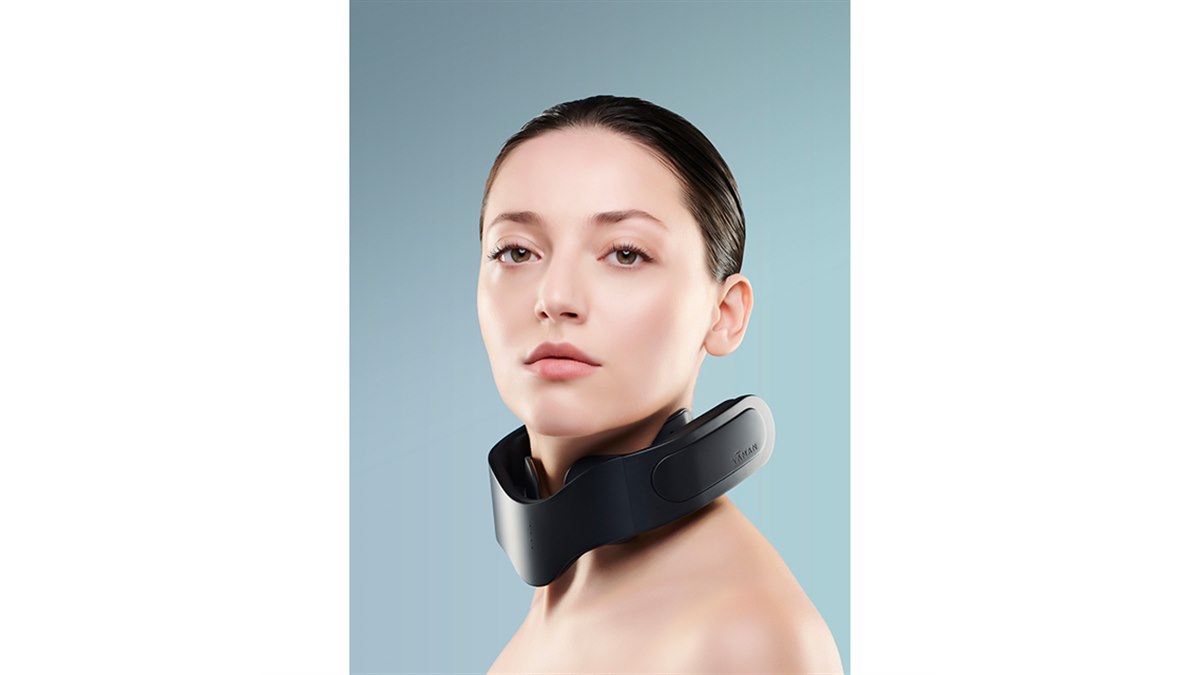 ヤーマン、首もと専用のウェアラブルEMS美容器「メディリフト