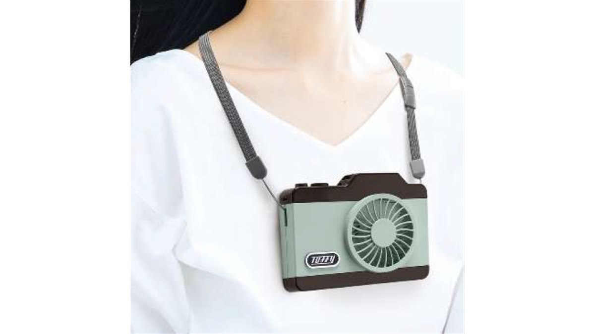トイファン専用 レトロなカメラがモチーフの「LEDハンズフリーカメラファン」など3種