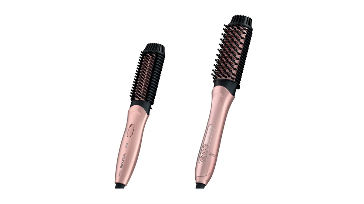 【TESCOM ホットブラシアイロン THP400】まとめ買い専用ページ 24コ ヘアーアイロンとブラシが一体化！ ブラシ感覚でナチュラル