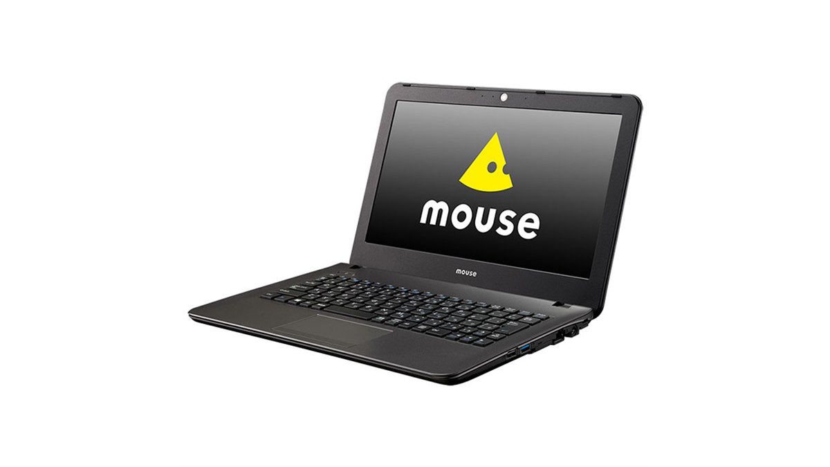 mouse computer ブラックノートパソコン mouse、税別4万円台で1.2kgの11.6型モバイルノートPC「mouse C1