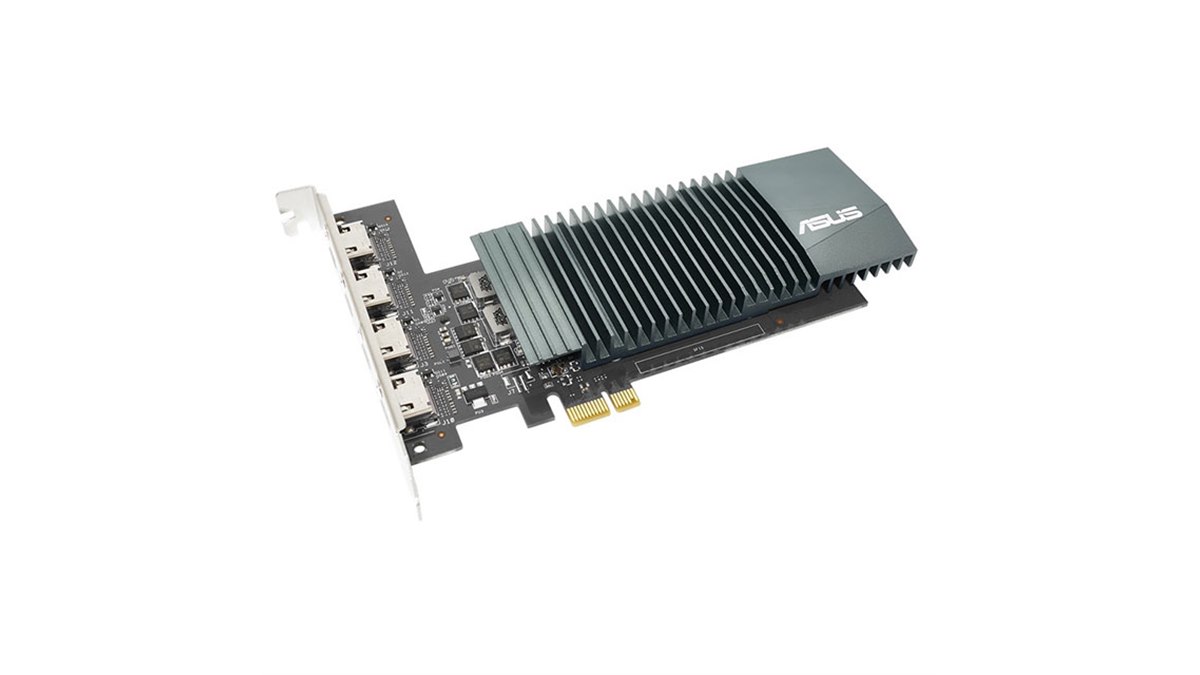 ASUS、税別6,500円のファンレス仕様ビデオカード「GT710-4H-SL-2GD5