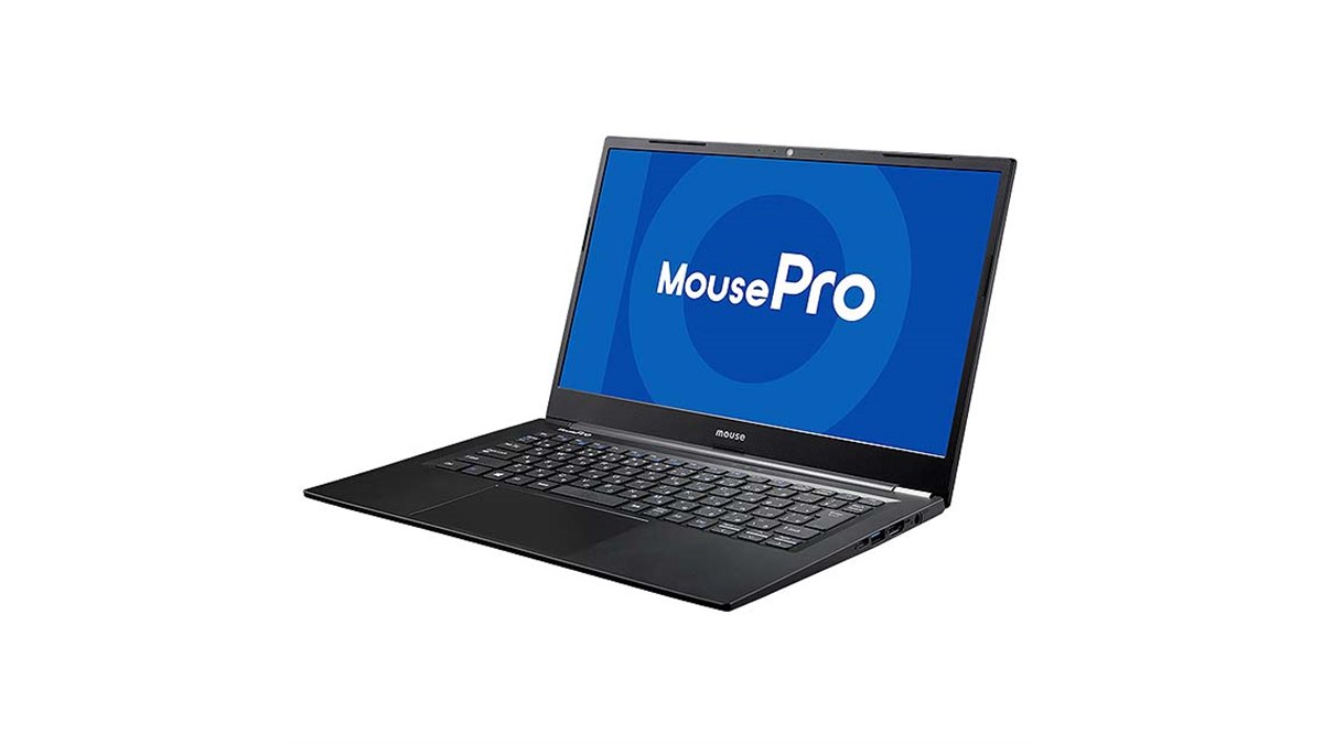 税別64,800円、重さ1.24kgで11時間駆動のMousePro14型ノートPC「NB2