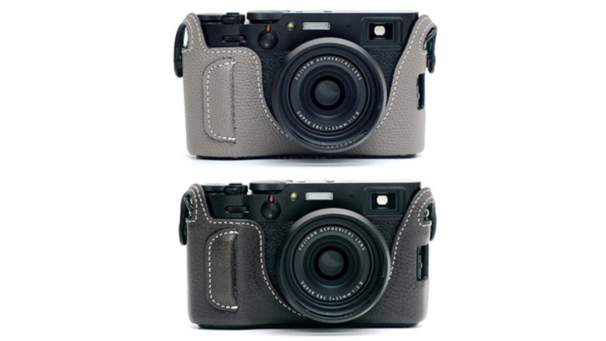 FUJIFILM X100V ブラック レザーケース付き 新品)FUJIFILM (フジフイルム) レザーケース LC-X100V ブラック（商品
