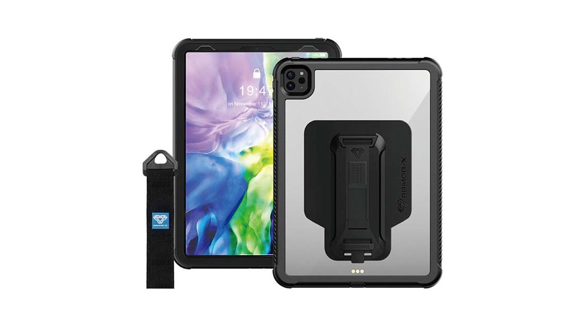 【Taka】ARMOR-X ipad pro 12.9インチ用ケース ARMOR-X、防水・防塵・耐衝撃のiPad Proケース「Waterproof Protective