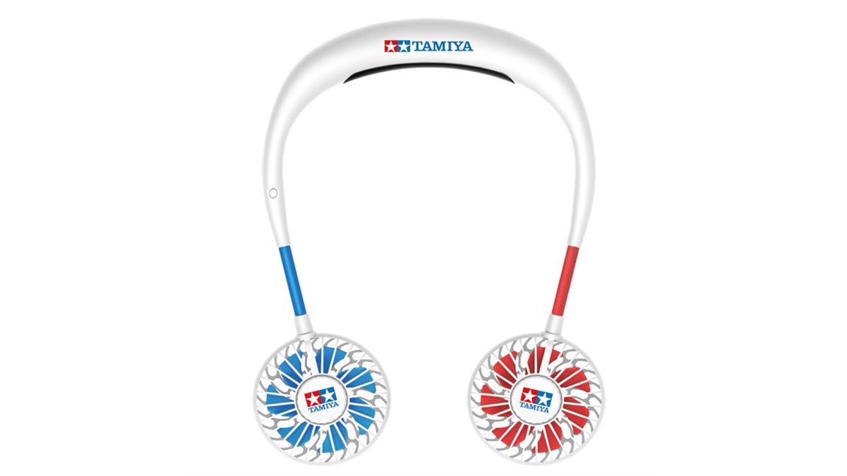 コジマ限定、「タミヤ」ロゴデザインのネックファンが7/18予約開始