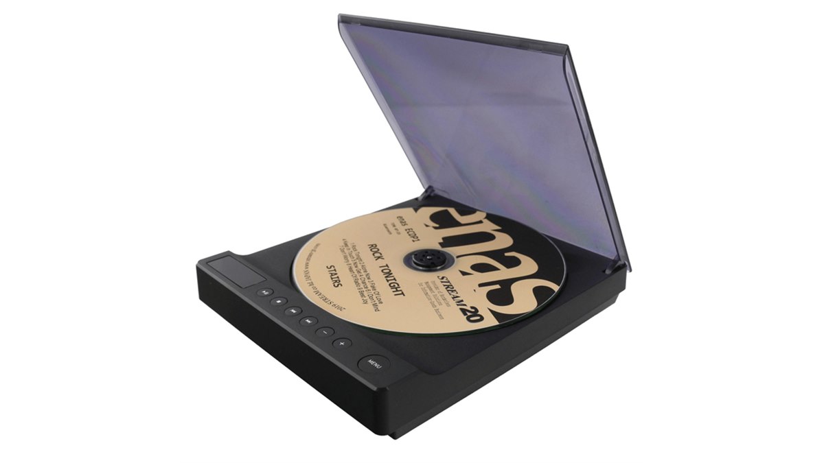 【値段交渉可】enas EASY CD PLAYER CDケースと同等サイズ」Bluetooth対応のCDプレーヤーがEC