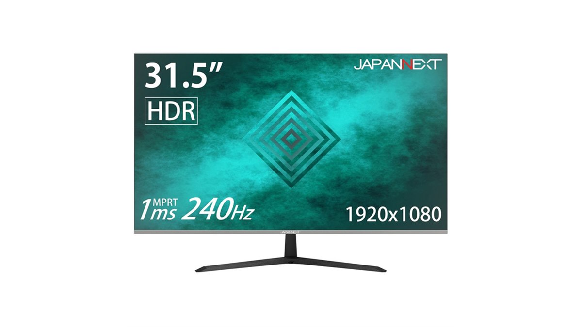 JAPANNEXT、応答速度MPRT 1msの31.5型ゲーミング液晶「JN-315VG240FHDR」 - 価格.com