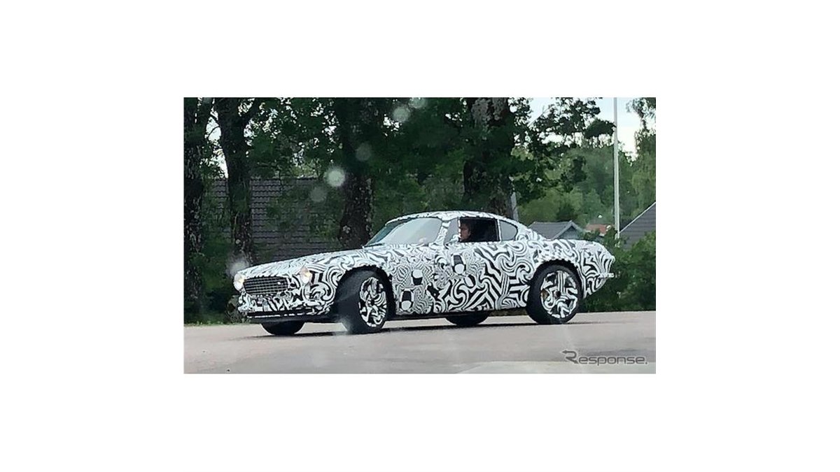 ボルボ伝説のスポーツカー「P1800」がEVで復刻か…謎のプロトタイプを