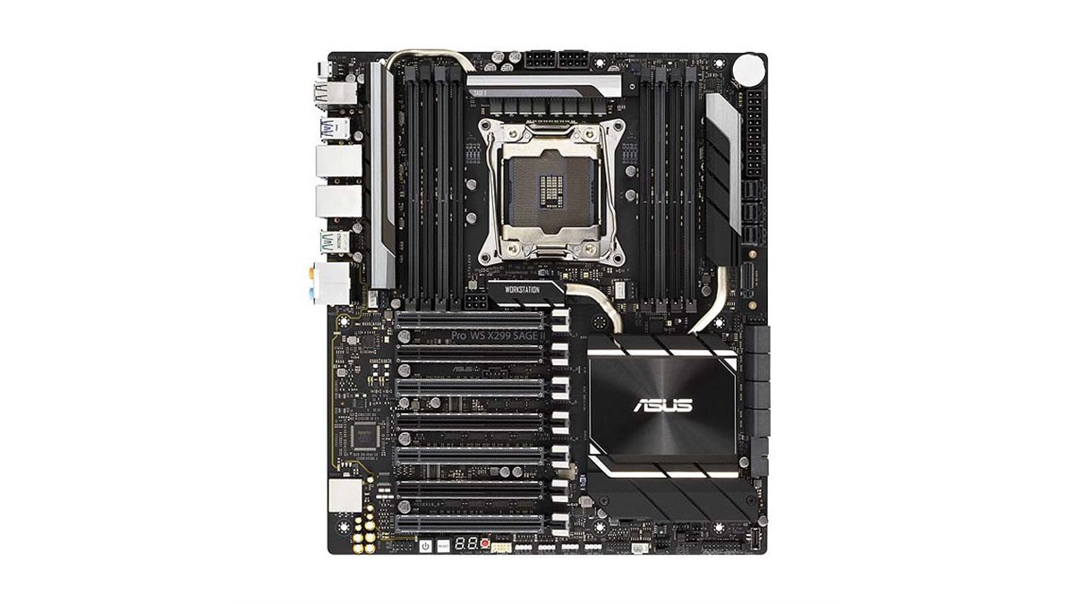 ASUS、PCIe x16を7基搭載したマザーボード「Pro WS X299 SAGE II