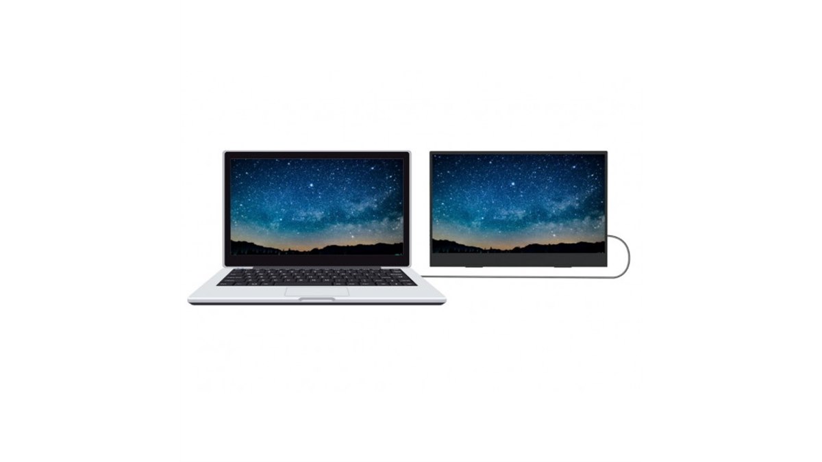 ノジマ、重さ約620gの13.3型モバイル液晶ディスプレイ「EK-MD133