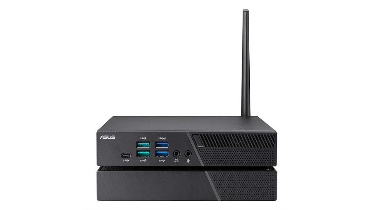 ASUS、モジュール設計で最大6台の画面出力に対応したコンパクトPC