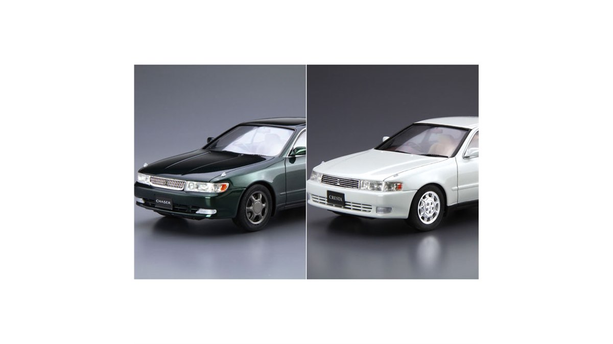 AOSHIMA、車種選択式「1/24 JZX90」などトヨタ3車種をモデル化 - 価格.com
