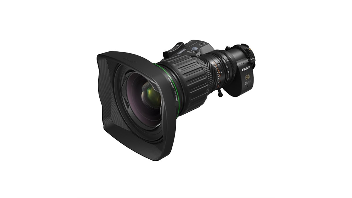 キヤノン、4K放送用カメラ対応ポータブルズームレンズ「CJ20e×5B