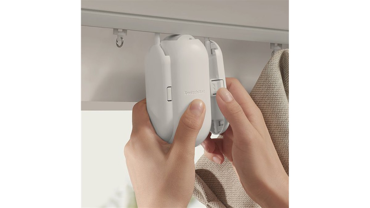 手持ちのカーテンに自動開閉機能を追加する「SwitchBotカーテン