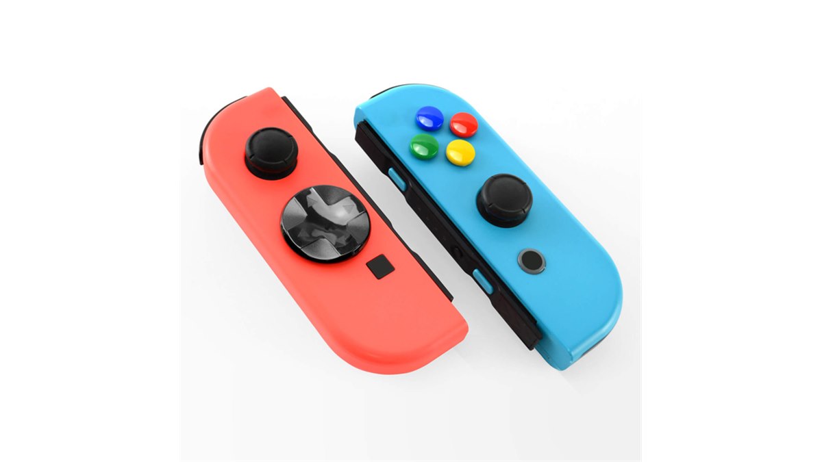 レトロデザインのクラシックボタンパッド付き「Switch用ボタン