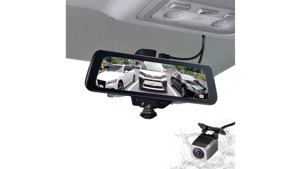 展示品 ピクシーダPIXYDAミラー型360度視野ドライブレコーダー+リアカメラ付き PDR790SM フレームレス電子ミラー 360°ドライブレコーダーと電子ミラーが一体化!! PIXYDA PSR2360G 【CAR