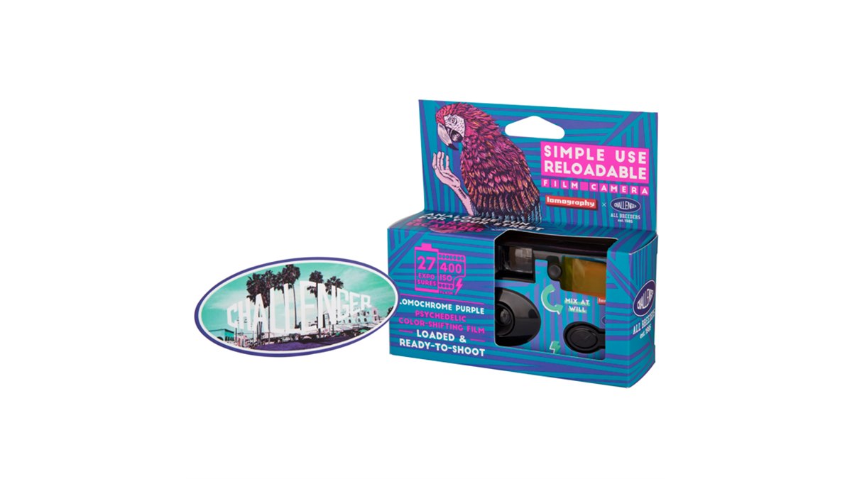 LOMOGRAPHY×CHALLENGER、田口悟氏デザインを施したフィルムカメラ