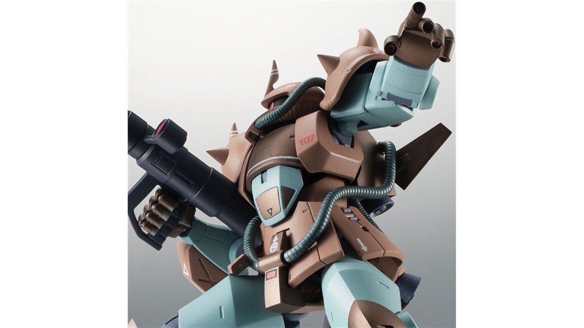 BANDAI - ROBOT魂 MS-07H グフ飛行試験型 ver. A.N.I.M.E. ROBOT魂 ＜SIDE MS＞ MS-07H グフ飛行試験型 ジャブロー基地仕様