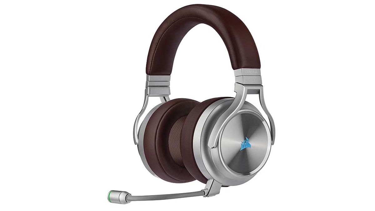 Corsair、ゲーミングヘッドセット「VIRTUOSO RGB WIRELESS」にブラウン