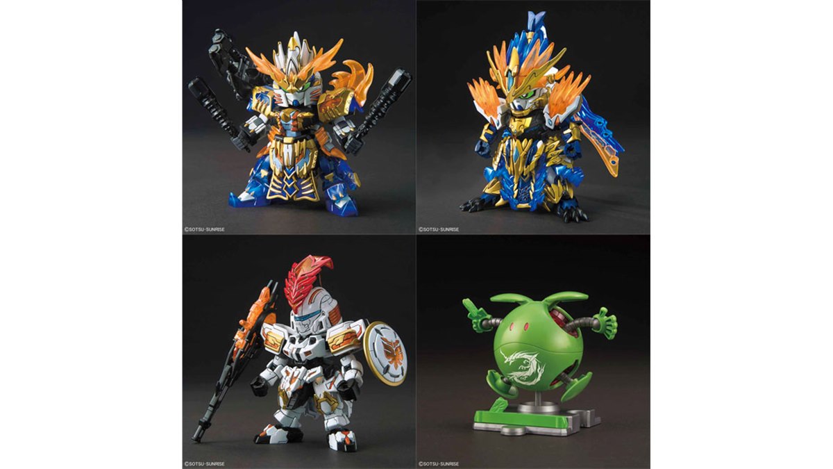 太史慈デュエルガンダム」など、「SD 三国創傑伝」2021年3月発売分