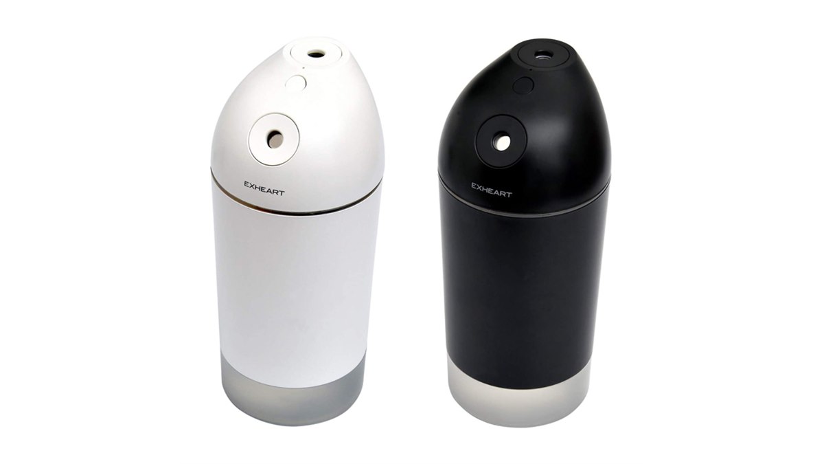 ダブルノズルを採用、USB充電式のポータブルミスト加湿器「EPH-101