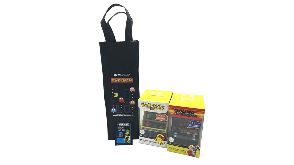 筐体型ゲーム機「レトロアーケード」にパックマン＆ローリング