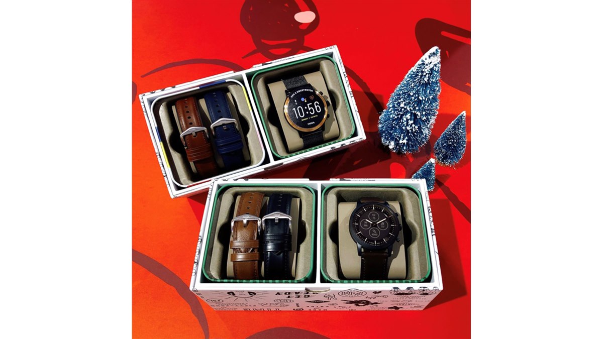 フォッシル、替えストラップ2種付きの限定スマートウォッチセット
