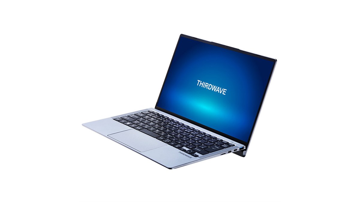 サードウェーブWindows 10 シルバーノートPC サードウェーブ、リフトアップヒンジ採用の第10世代Core搭載14型