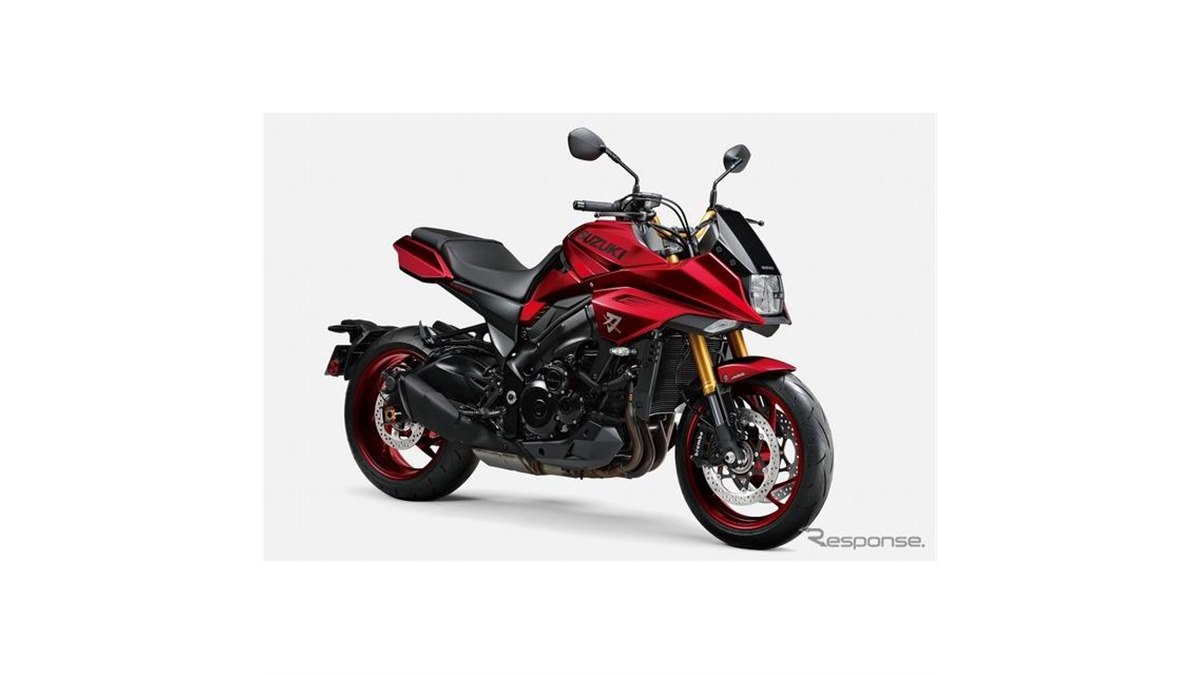 【新品未使用品】タイタンスーパーカタナローカットカラーAS46 スズキ新型『カタナ』の足着きは最大40mmも下げられる