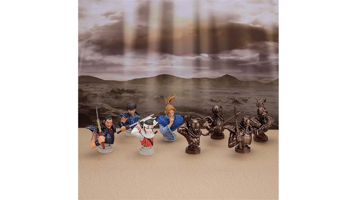 海洋堂、カプセルONEに「キングダム ミニチュアバストマスターズ