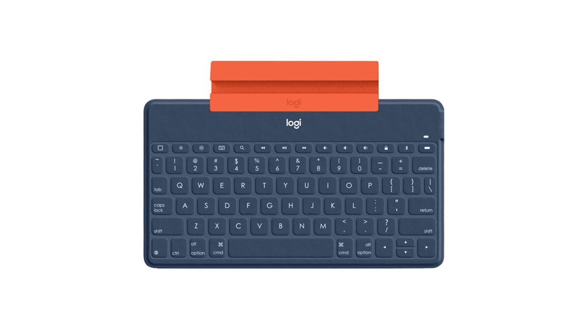 ロジクール、ポータブルキーボード「KEYS-TO-GO」に新色「ブルー