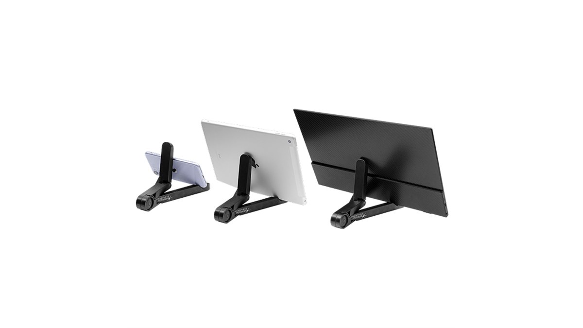 ユニーク、4.7～15.6型対応のフレキシブル・モニタースタンド - 価格.com